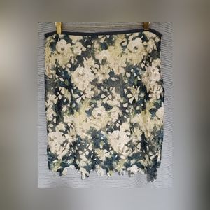 NWOT Women's Floral Lace Skirt Sz 12 Max Studio